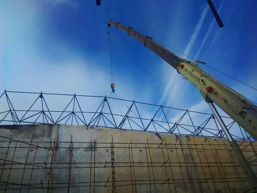 睢宁食堂网架结构工程