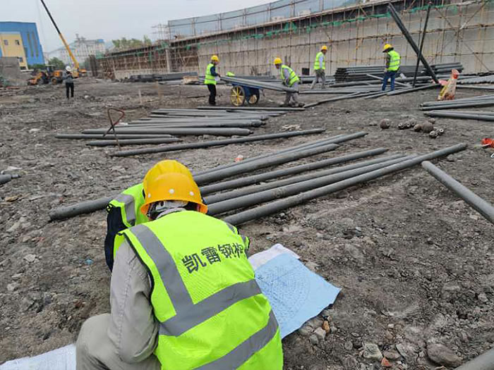 睢宁螺栓球网架结构